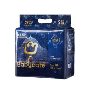 bc babycare紙尿褲獅子王國皇室拉拉褲試用裝尿不濕嬰兒超薄透氣 紙尿褲【S】29片迷你裝 適合4-8KG