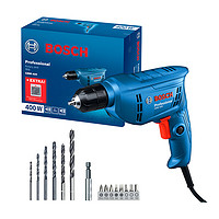 BOSCH 博世 GBM 400 KLE 手電鉆400瓦 自鎖夾頭15件附件套裝