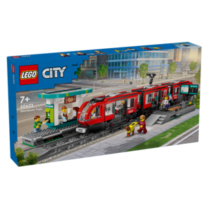 樂(lè)高（LEGO）積木拼裝城市系列60423 都市有軌電車男孩兒童玩具生日禮物