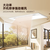 Midea 美的 暖風照明排氣一體集成吊頂Y5W智控2800W速熱