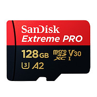 SanDisk 閃迪 128GB TF（MicroSD）內(nèi)存卡A2 4K V30 U3 C10 至尊超極速移動(dòng)存儲(chǔ)卡 讀速200MB/s 寫速90MB/s