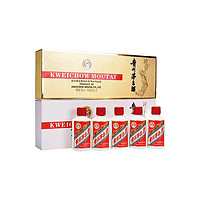 MOUTAI 茅臺(tái) 飛天茅臺(tái)50mL*10瓶金銀條套裝醬香型白酒53度