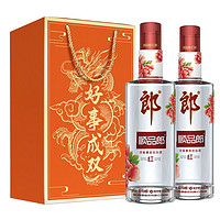 LANGJIU 郎酒 順品郎紅順 45度 濃醬兼香型白酒 480ml*2瓶 禮盒裝