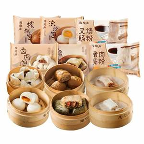 中華老字號(hào)！陶陶居 廣式早餐（豆沙包/奶黃包/腸粉/糯米雞/蝦餃等 ） 任選6件