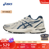 ASICS 亞瑟士 跑步鞋女鞋耐磨透氣網(wǎng)面跑鞋緩震回彈運(yùn)動(dòng)鞋 GEL-FLUX CN 淺灰色/藍(lán)色 38