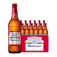 Budweiser 百威 啤酒 美式拉格 600ml*12瓶