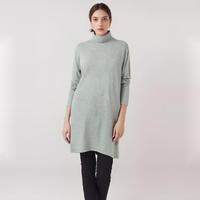 ZARA 女士時髦摩登高領針織長袖連衣裙
