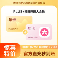 JINGDONG 某東 PLUS+嗶哩嗶哩大會員聯(lián)名年卡