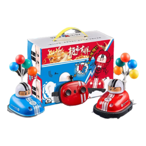 京達(dá)玩具兒童遙控碰碰車(chē)卡通公仔彈射玩具汽車(chē)親子雙人對(duì)戰(zhàn)男孩3-6-7歲