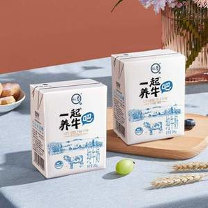 悠純 認(rèn)養(yǎng) 一起養(yǎng)牛吧 全脂純牛奶 200g*10盒