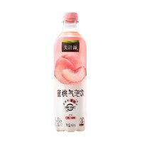 美汁源 可口可樂（Coca-Cola）無糖飲料 蜜桃氣泡飲 480ml*12瓶 整箱裝