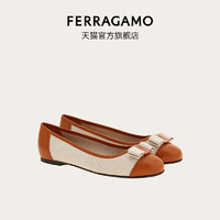 Salvatore Ferragamo 菲拉格慕 FERRAGAMO菲拉格慕女Vara蝴蝶結(jié)芭蕾舞平底鞋773231