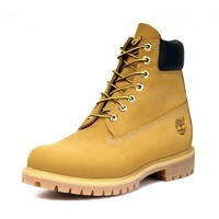 Timberland 男款戶外防水真皮大黃靴 10061W