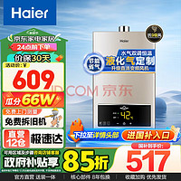 Haier 海爾 JSQ22-12UTS 強排式燃氣熱水器 12L 液化氣