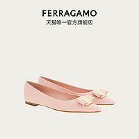 Salvatore Ferragamo 菲拉格慕 女士新版Vara銘牌芭蕾舞平底鞋