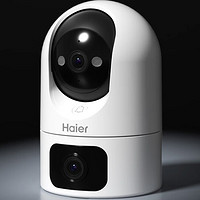 Haier 海爾 無線家用攝像頭高清監(jiān)控器360度無死角帶夜視全景云臺自動旋轉(zhuǎn)攝像頭室內(nèi)看護手機遠程監(jiān)控