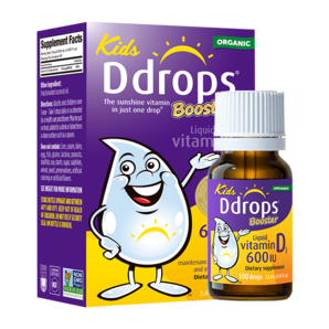 Ddrops滴卓思 兒童維生素D3滴劑vd 營養(yǎng)輔食食用油 1-18歲600IU 2.8ML