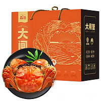XIAN YAO 鱻謠 大閘蟹鮮活螃蟹 公3.8-4.1兩 母2.8-3.1兩 4對(duì)8只 去繩足重 生鮮蟹類禮盒
