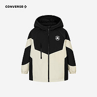 CONVERSE 匡威 冬季防風加厚羽絨服 正黑色
