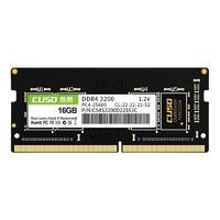 CUSO 酷獸 DDR4 3200MHz 筆記本內(nèi)存 普條 黑色 16GB