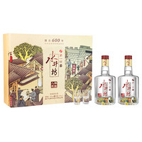 swellfun 水井坊 臻釀八號 52度 濃香型白酒 500ml*2瓶 禮盒裝