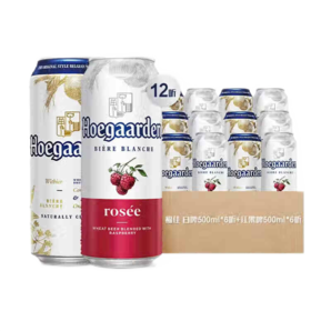 福佳精釀啤酒百威集團混包裝福佳白啤500ml*6聽+福佳紅果啤500ml*6聽 500mL 12罐 效期到12月中