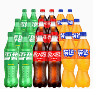 百億補貼！Coca-Cola 可口可樂 雪碧芬達混合裝500ml*18瓶