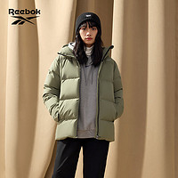 Reebok 銳步 官方新款戶外羽絨服男女款外套新一代輕薄保暖舒適 GL0-22CFR203U 連帽 M