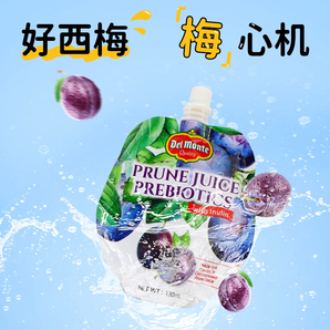 Del Monte 帝門 西梅汁益生元纖維濃縮原漿 130ml*4袋