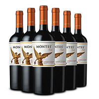 MONTES 蒙特斯 精選金天使 14度 赤霞珠干紅葡萄酒 750ml*6瓶 整箱裝