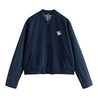 TOYOUTH 初語 短款立領(lǐng)棒球服外套 藏青色 S