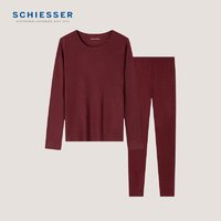 SCHIESSER 舒雅 情侶款秋衣秋褲套裝 45/19389W