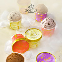 GODIVA 歌帝梵 杯裝草莓香草榛子牛奶多口味冰淇淋 香草5+榛子2+黑巧碎牛奶2+草莓1