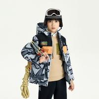 XTEP 特步 兒童羽絨服男童童裝衣服冬季保暖休閑運(yùn)動戶外中大童羽絨服