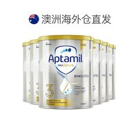 Aptamil 愛(ài)他美 澳洲版白金 嬰幼兒奶粉 3段 900g*6