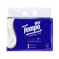 Tempo 得寶 乳霜紙嬰兒保濕柔紙巾德寶云柔巾紙巾30抽5包