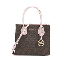 MICHAEL KORS 邁克·科爾斯 MERCER系列 女士手提托特包 35S1GM9M2B 棕色/粉色 中號