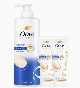 Dove 多芬 密集修護(hù)仿生氨基酸洗護(hù)套裝700g+195g*2