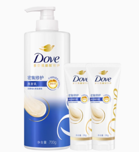 Dove 多芬 密集修護仿生氨基酸洗護套裝700g+195g*2