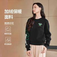 SKECHERS 斯凱奇 女款加絨運(yùn)動(dòng)衛(wèi)衣 L424W095