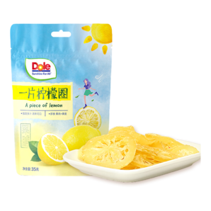 都樂（DOLE）一片檸檬圈35g 果脯蜜餞果干 富含vc 兒童休閑零食 辦公室小吃 
