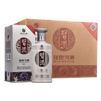 XIJIU 習酒 銀質(zhì)習酒 第三代 53度 醬香型白酒 500ml*6瓶