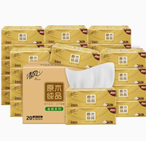 百億補(bǔ)貼！Breeze 清風(fēng) 金裝抽紙3層100抽20包