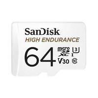 SanDisk 閃迪 HIGH ENDURANCE系列 Micro-SD存儲卡 64GB（UHS-I、V30、U3）