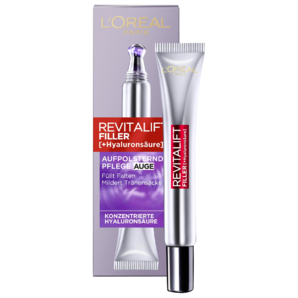 L'OREAL PARIS 復(fù)顏導入系列 玻尿酸保濕凍齡眼霜 15ml