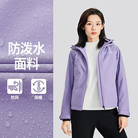 SKECHERS 斯凱奇 女款梭織裥棉連帽運(yùn)動(dòng)外套 P424W119