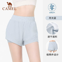 CAMEL 駱駝 女款假兩件運(yùn)動短褲 Y24BY02003