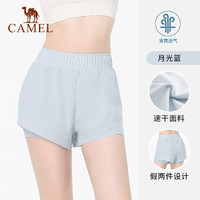 CAMEL 駱駝 女款假兩件運動短褲 Y24BY02003