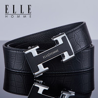 ELLE HOMME 法國品牌皮帶真皮自動扣