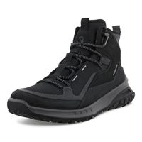 ecco 愛步 男式 超級地形防水中幫 登山靴 踝部高度 Black 8-8.5